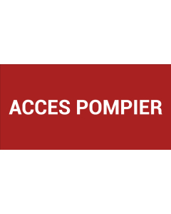 Pictogramme ACCÈS POMPIER