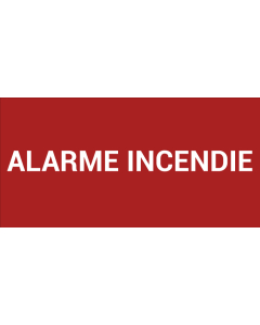 Pictogramme ALARME INCENDIE